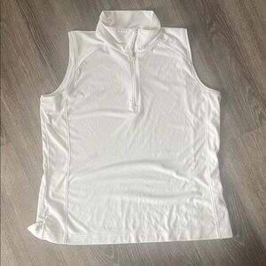 Slazenger White Sleeveless Tank Top